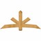 Ekena Millwork Alberta Rough Sawn Timber Gable Bracket, Western Red Cedar, 72"W x 33"H x 4"D x 6"F, 11/12 Pitch GBW072X33X0406ALB00RWR - alternate 1
